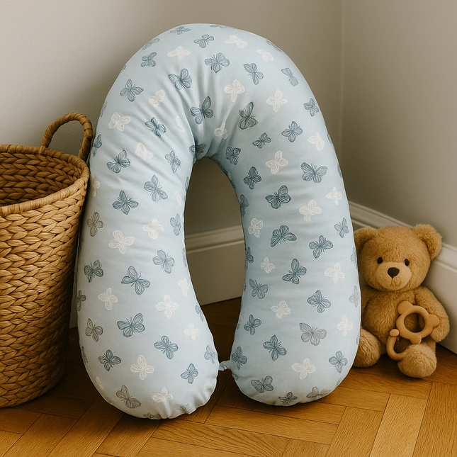 Rainy Възглавница за бременни и кърмене Basic Пеперудки мента
