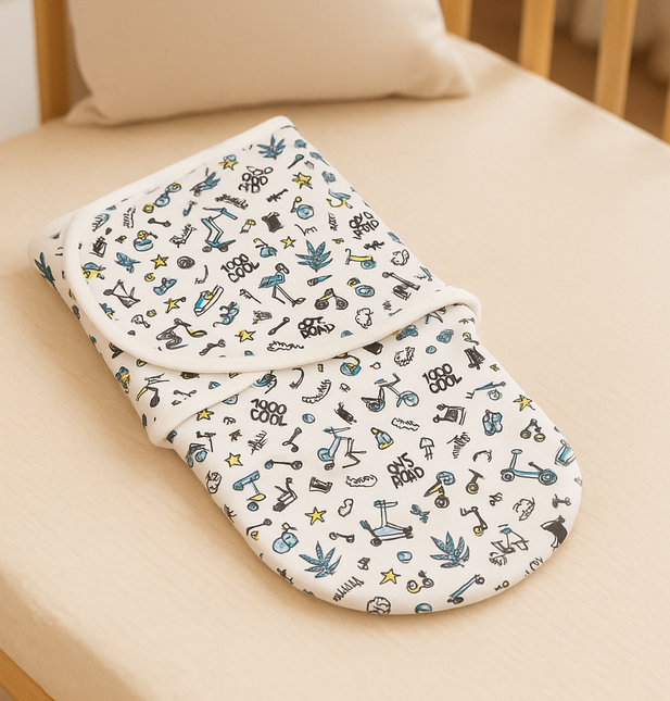 Rainy Бебешка антистрес пелена за новородено Let's go Dino