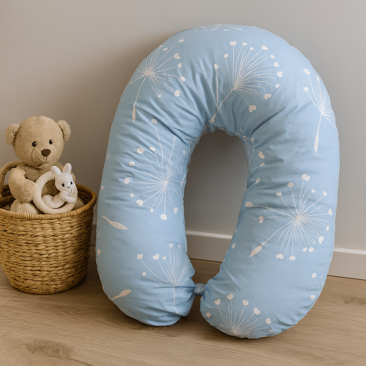 Rainy Възглавница за бременни и кърмене Basic Сини глухарчета