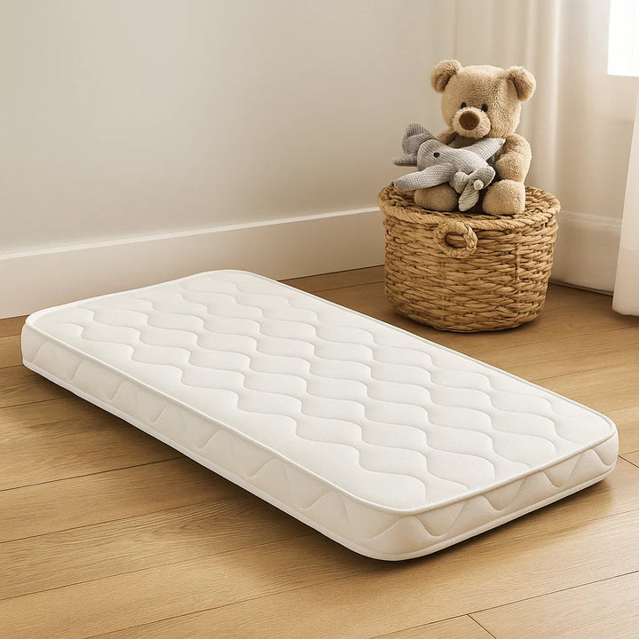 Rainy Бебешки матрак 65х110х10 см. Basic (дишаща капитонирана материя)