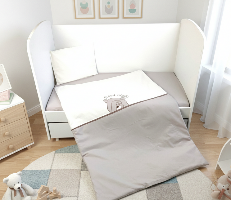 Rainy Бебешки спален комплект 3 части 70х140 см. Love Bear