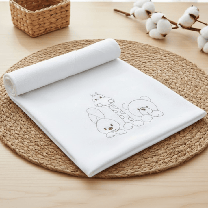 Rainy Бебешка бархетна пелена Животинки