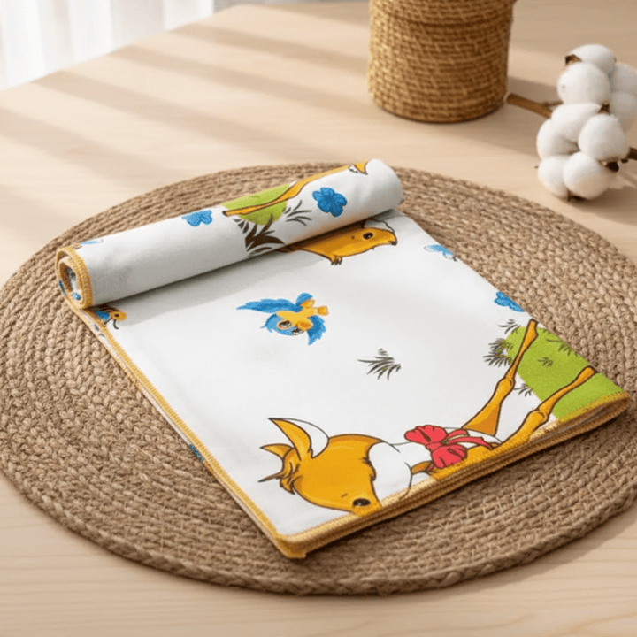 Rainy Бебешка пелена бархетна 80х35 см. Сърнички големи