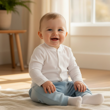 Rainy Бебешка жилетка с предно закопчаване Snowy 48 - 74см.