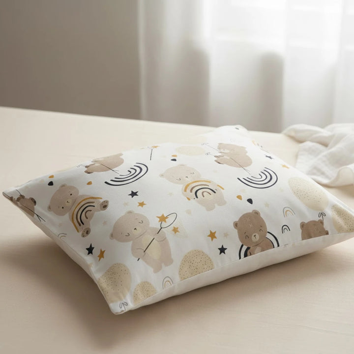Rainy Бебешка калъфка за възглавница 40х60 см. Мече с балони