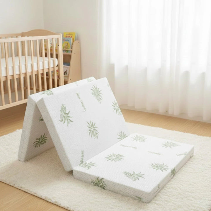 Rainy Бебешки сгъваем матрак 60х120 см. Aloe