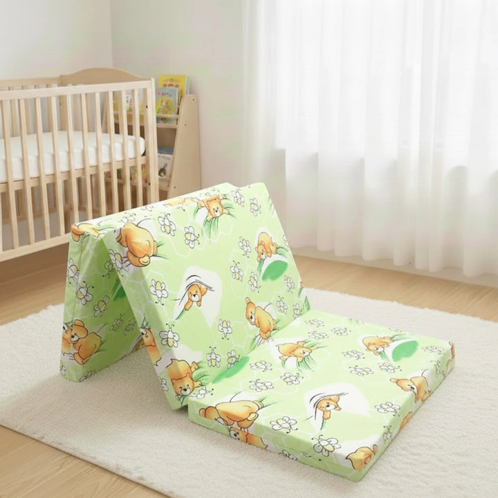 Rainy Бебешки сгъваем матрак 60х120 см. Мече с пчелички