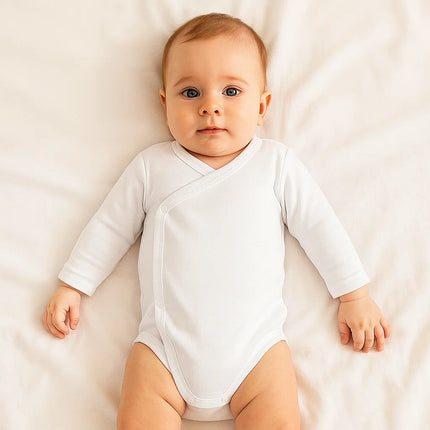 Rainy Детско боди Blanc със странично закопчаване 48-74см.