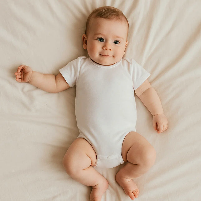 Rainy Детско боди Milk с къс ръкав 56-110см.