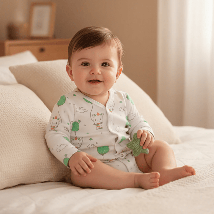 Rainy Бебешко боди Дино с предно закопчаване 48-68 см.