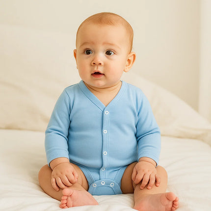 Rainy Бебешко боди с предно закопчаване за момче 48 - 74см.