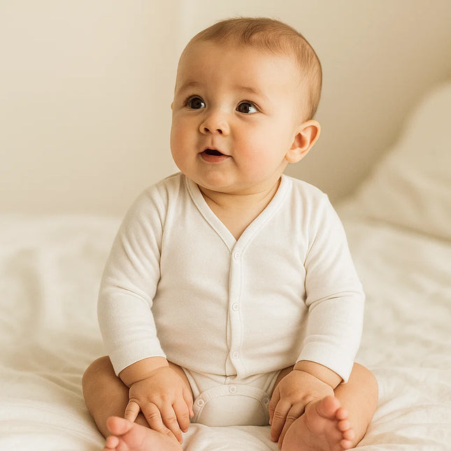 Rainy Бебешко боди с предно закопчаване 56-62 см. екрю