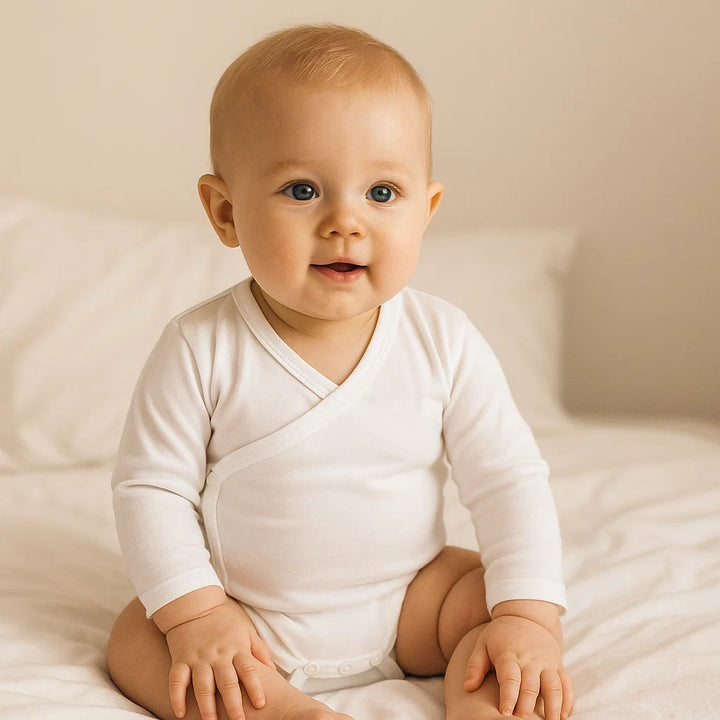 Rainy Бебешко боди Snowy със странично закопчаване 48-68 см.