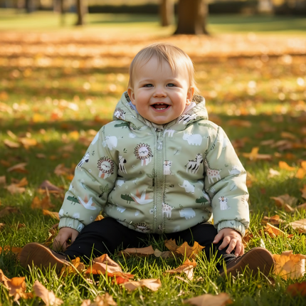 Rainy Бебешко Ватирано яке 62 - 92 см. Safari