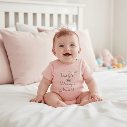 Rainy Бебешко боди с къс ръкав 48-86см. Daddy's girl
