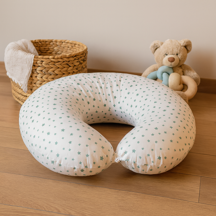 Rainy Възглавница за кърмене Мента звезди