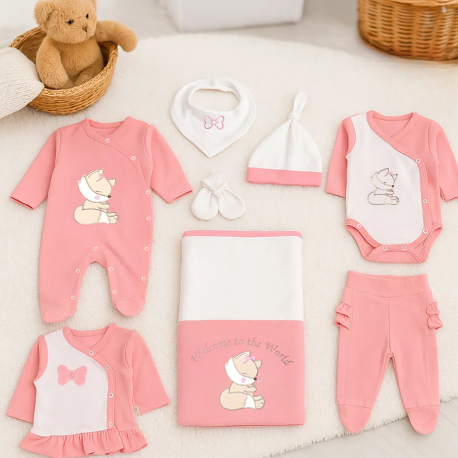 Rainy Бебешки комплект за изписване 8ч. Fox