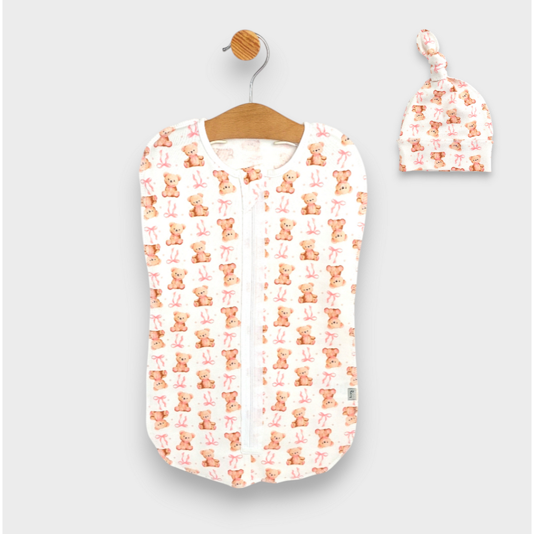 Rainy Антистрес пелена с цип + шапка Мече с панделка