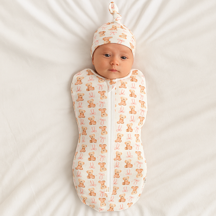 Rainy Антистрес пелена с цип + шапка Мече с панделка