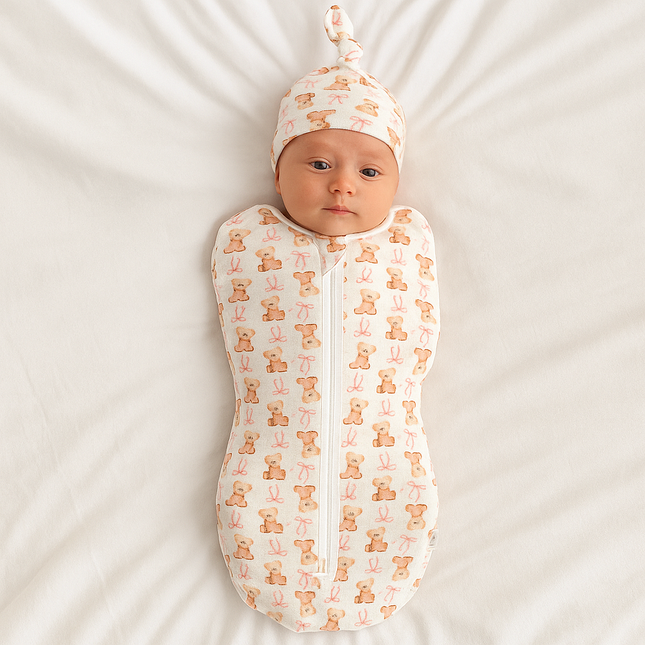 Rainy Антистрес пелена с цип + шапка Мече с панделка