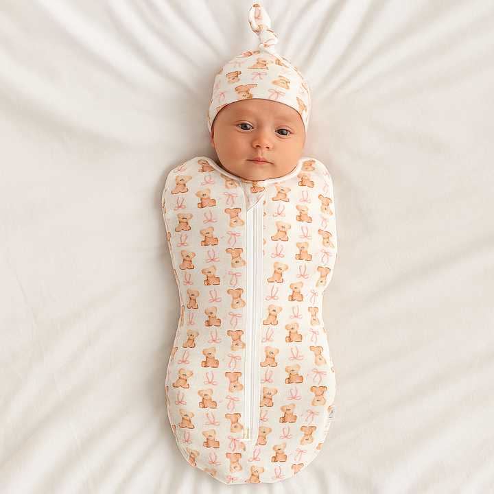 Rainy Антистрес пелена с цип + шапка Мече с панделка