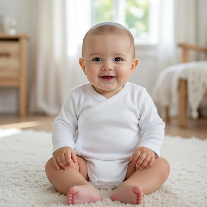 Rainy Детско боди Blanc със странично закопчаване 48-74см.