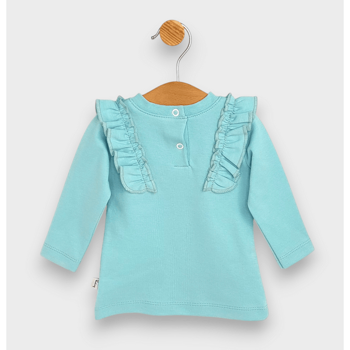 Rainy Бебешка блуза с дълъг ръкав и харбали 62-92 см. аква