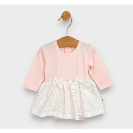 Rainy Бебешка боди-рокля с диадема 56-80 см. Панделка дълъг ръкав