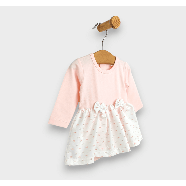 Rainy Бебешка боди-рокля с диадема 56-80 см. Панделка дълъг ръкав