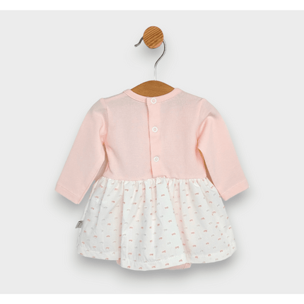 Rainy Бебешка боди-рокля с диадема 56-80 см. Панделка дълъг ръкав