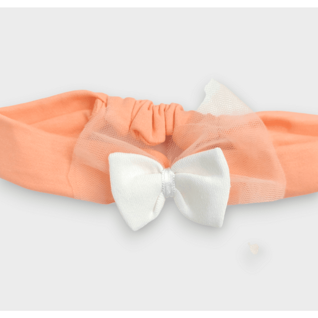 Rainy Бебешка боди-рокля с диадема 56-80 см. Цветно зайче