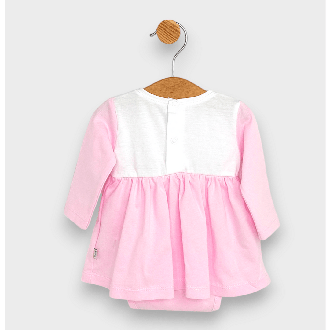 Rainy Бебешка боди-рокля с лента за глава 56-80 см. Ribbon дълъг ръкав