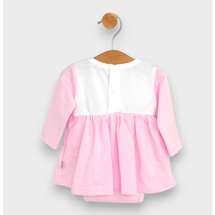 Rainy Бебешка боди-рокля с лента за глава 56-80 см. Ribbon дълъг ръкав