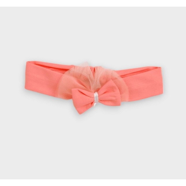 Rainy Бебешка боди-рокля с тюл и диадема 56-80 см. праскова