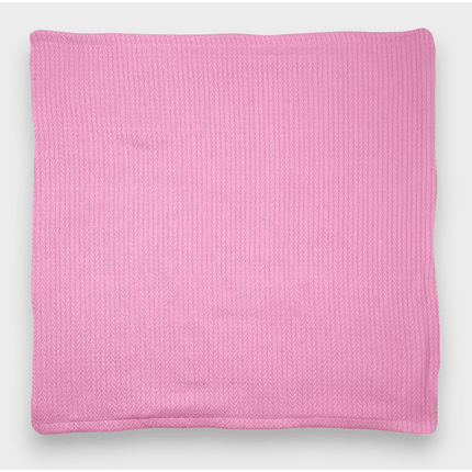 Rainy Бебешка двулицева плетена пелена 85х85 см. пепел от рози