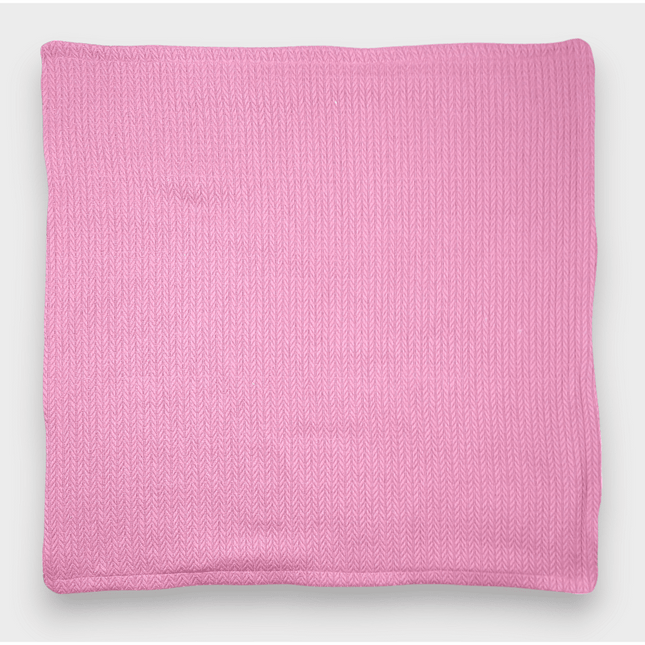 Rainy Бебешка двулицева плетена пелена 85х85 см. пепел от рози