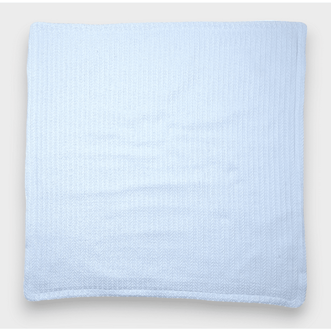 Rainy Бебешка двулицева плетена пелена 85х85 см. син