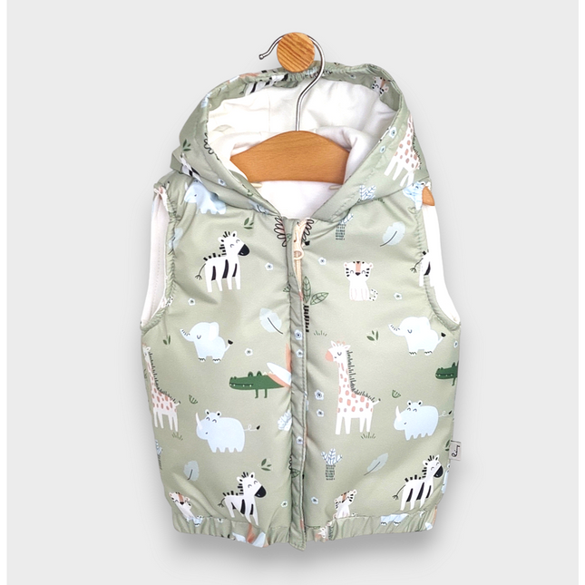 Rainy Бебешка грейка с качулка Safari 62 - 92см. зелен