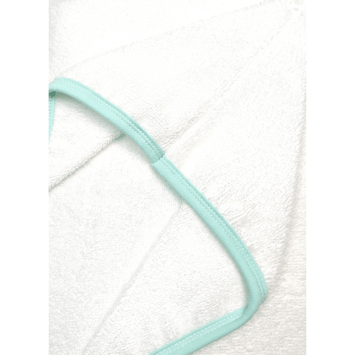 Rainy Бебешка хавлия 100х100 см. бяла/резеда