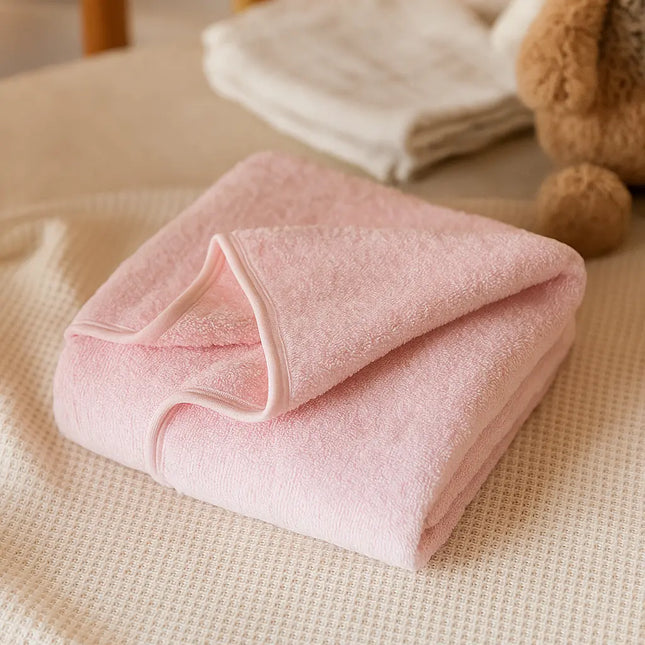 Rainy Бебешка хавлия 100х100 см. розова