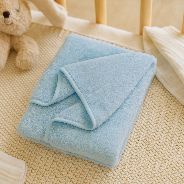 Rainy Бебешка хавлия 100х100 см. синя