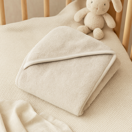 Rainy Бебешка хавлия 100х100 см. сива