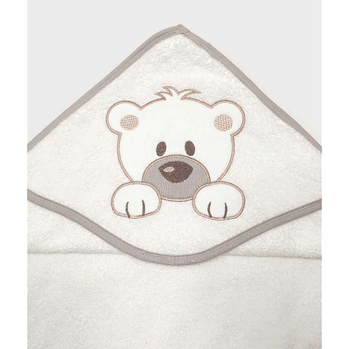 Rainy Бебешка хавлия с качулка 80х80 см. Мече