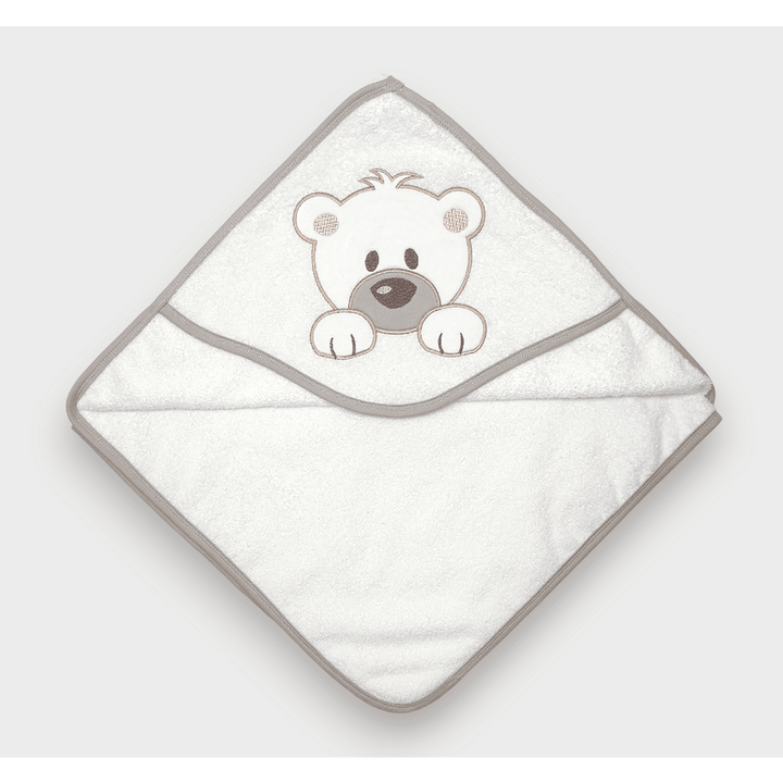 Rainy Бебешка хавлия с качулка 90х90 см. Мече