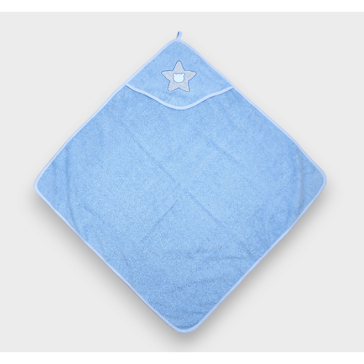 Rainy Бебешка хавлия с качулка 90х90 см. Звезда с мече