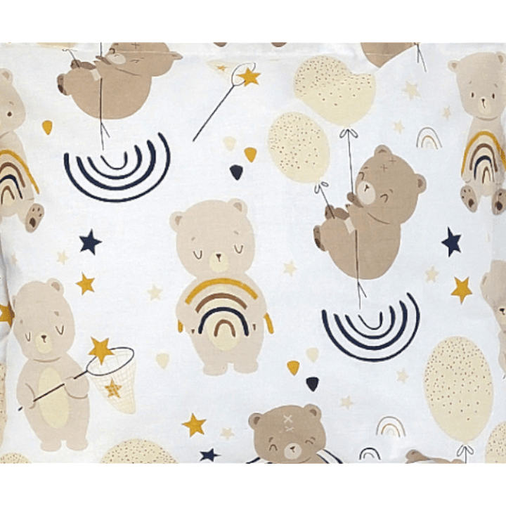 Rainy Бебешка калъфка за възглавница 40х60 см. Мече с балони