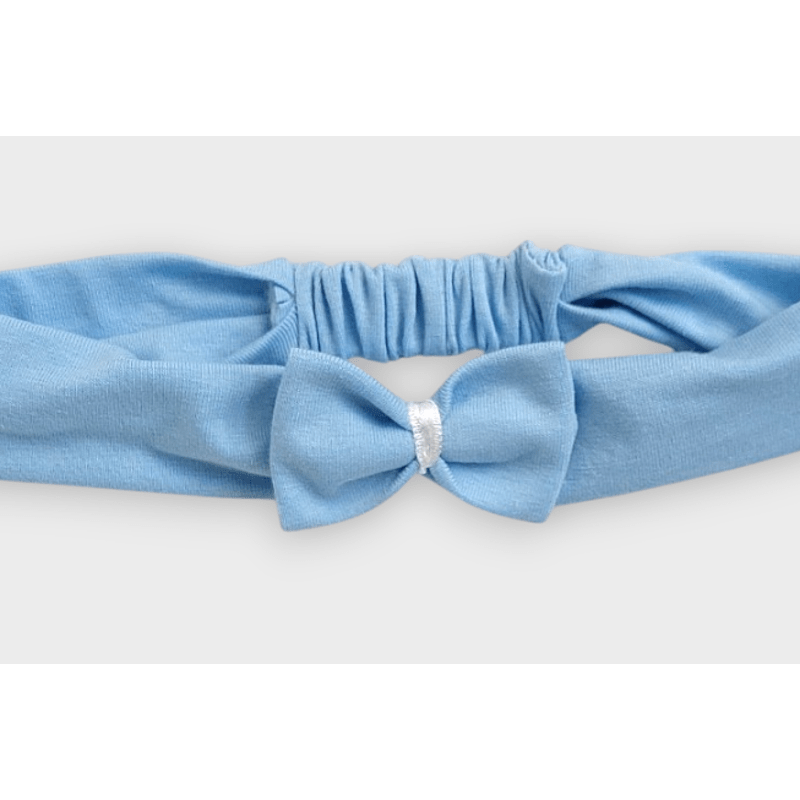 Rainy Бебешка лента за глава с панделка син