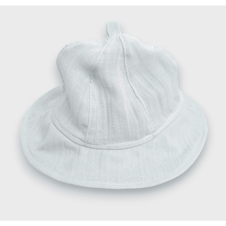 Rainy Бебешка муселинова шапка с периферия 1-12+ м. резеда