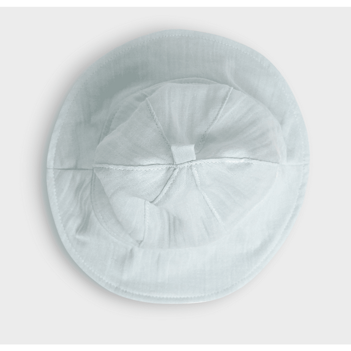 Rainy Бебешка муселинова шапка с периферия 1-12+ м. резеда