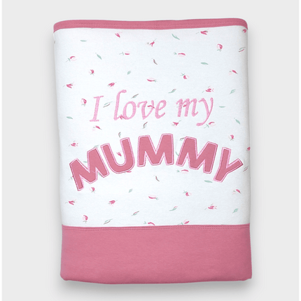Rainy Бебешка пелена 85х85 см. I love my mummy